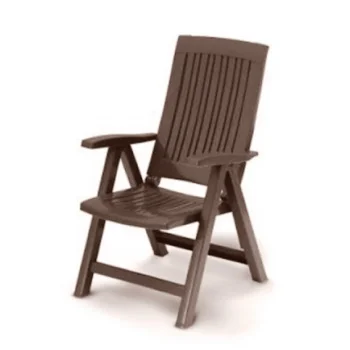 Baštenska stolica Lucrezia podesiva - krem